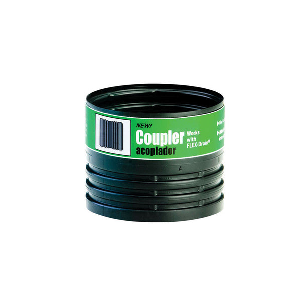 Flex-Drain 55020 Drain Pipe Coupler Adapter, Female to Female