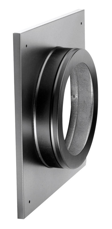 Simpson Dura-Vent 46DVA-DC - Round Ceiling Support/Wall Thimble Cover- 4"x6 5/8" Direct Vent, Black