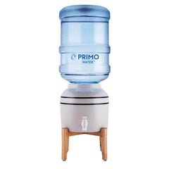 Primo Top Loading Countertop Water Dispenser - Room Temperature - Countertop Ceramic Water Dispenser Supports 3 or 5 Gallon Water Jugs 900114