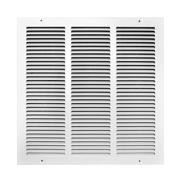 Tru Aire 16 in. H X 16 in. W 1-Way Powder Coat White Steel Return Air Grille C17016X16 (2-Pack)