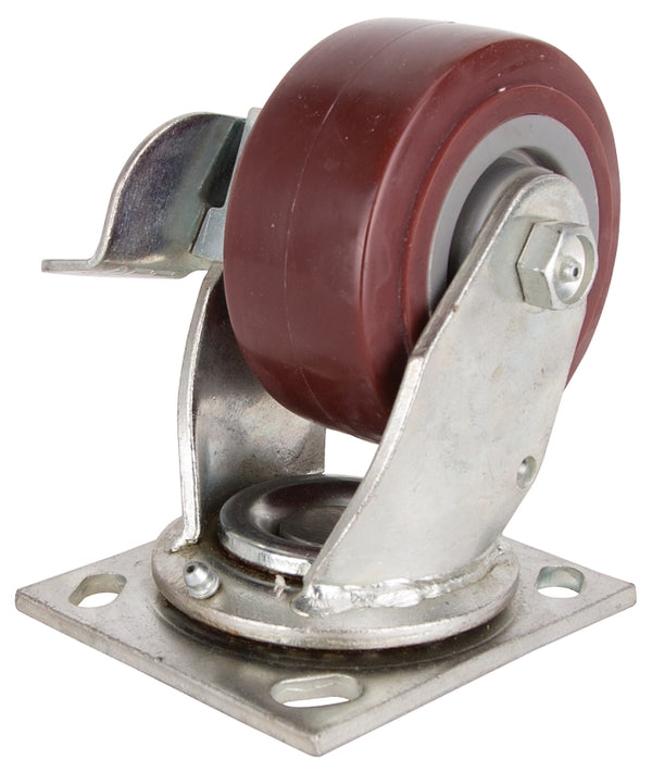 Mintcraft Caster Swivel 4in Poly/Zinc JC-P02