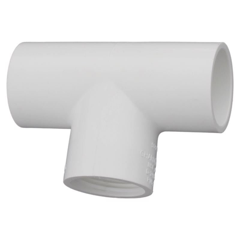 Charlotte Pipe Schedule 40 1/2 in. Slip x 1/2 in. Dia. Slip PVC Tee