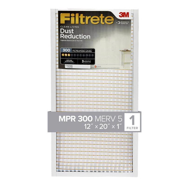 Filtrete 12 in. W X 20 in. H X 1 in. D 7 MERV Pleated Air Filter 4 pk 319-4