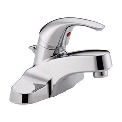Peerless Tunbridge Centerset Bathroom Faucet Chrome, Bathroom Sink Faucet, Single Handle, Drain Assembly, Chrome P188620LF