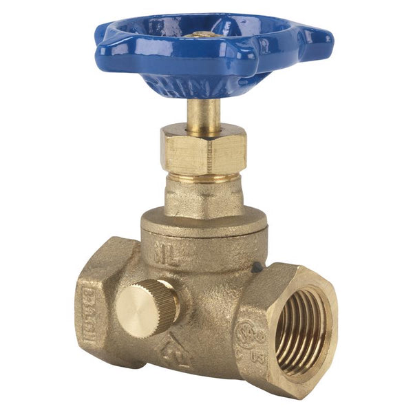 HOMEWERKS WORLDWIDE 220-2-12-12 1/2'' Brass Stop & Waste Valve