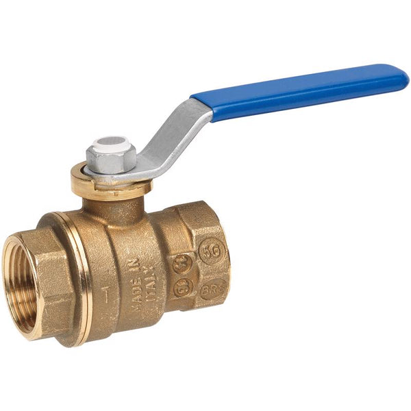 Homewerks, 116-2-34-34, Female Thread, No-Lead Full Port Ball Valve with 1/4-Turn, 3/4-Inch, Brass