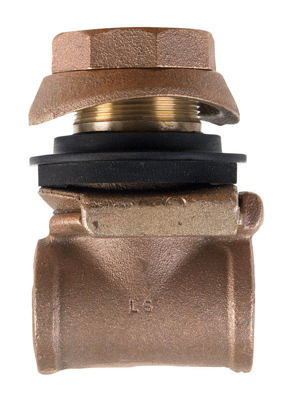 Campbell Red Brass Pitless Adapter 1-1/4 in. x 4 in. L