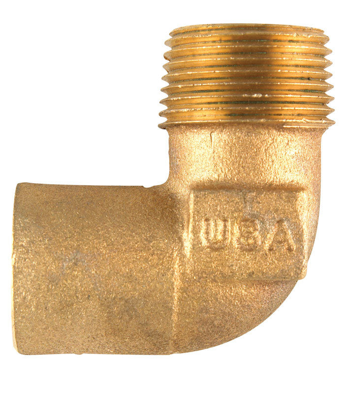 NIBCO BF0220LC LF 3/4" CXM 90 Elbow Forged, 0.785 ID, 0.75 OD, Solder, Bronze