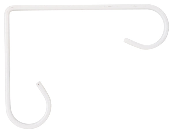MINTCRAFT GB0183L Scroll Planter Bracket, White - 4 Inch