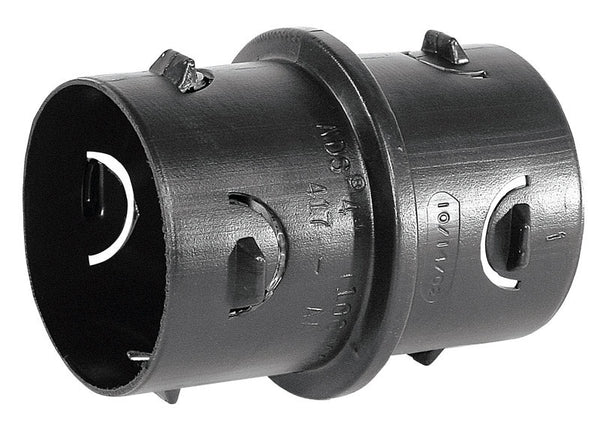 Advanced Drainage - Fittings ADS 4 in. Snap x 4 in. Dia. Snap Polyethylene Internal Drain Coupling 0417AA