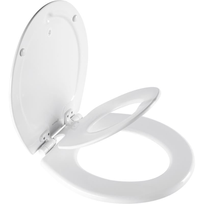 Bemis, Whit 88slow-000 Round Toilet Seat, White