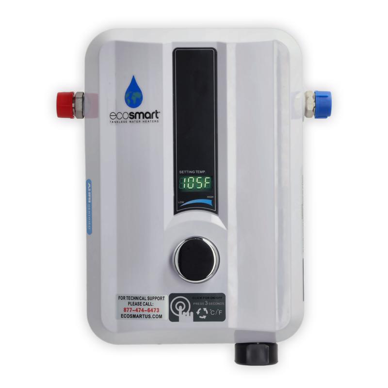 EcoSmart ECO 11 Electric Tankless Water Heater, 13KW at 240 Volts with Patented Self Modulating Technology