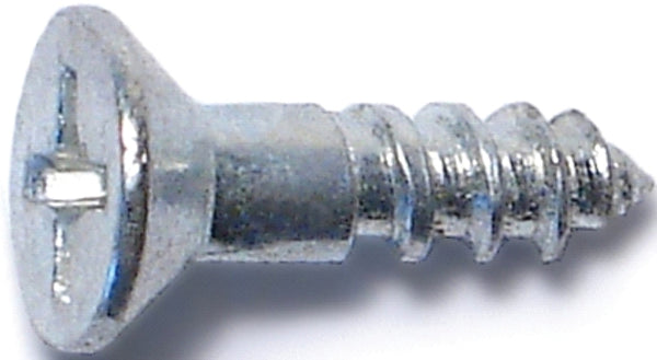 Hard-to-Find Fastener 014973291938 Midwest Wood Screw, No 6 X 1/2 in, Steel, Zinc Plated 02533