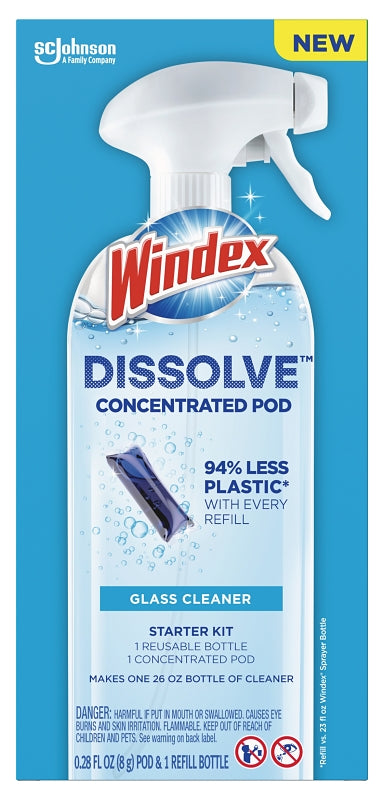 Windex Dissolve Pods Starter Kit 1+1 0.28 Floz 00398