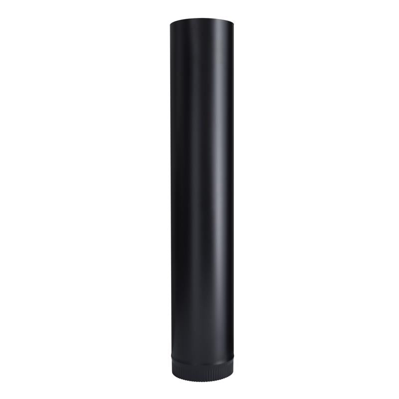 Imperial Manufacturing Stove Pipe 6 " Dia. X 36 " Black 24 Ga Steel(pack of 10)