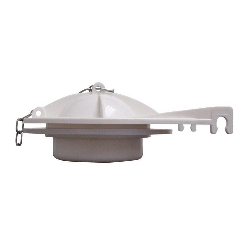 Plumb Pak K833-2 Chemical Resistant Toilet Tank Flapper for Use with 3 in American Standard Cadet Flush Valve, White