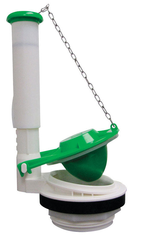 Plumb Pak K835-12 Toilet Flush Valve, 3 in, Green