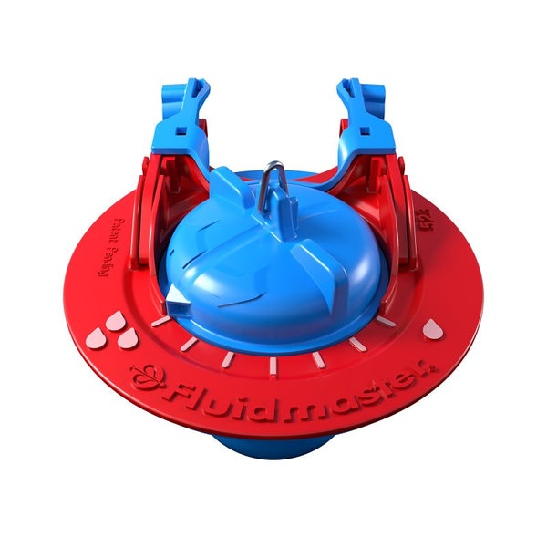 Fluidmaster 523A-009-T4 Super 2 in, or 3 in. Toilet Flapper, Red/Blue