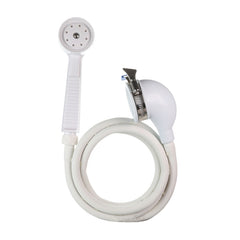 Danco 10086 VersaSpray Portable Hand Held Shower Head Sprayer Fits Bathtubs Without Diverter, 1 Pack, White 9D00010086