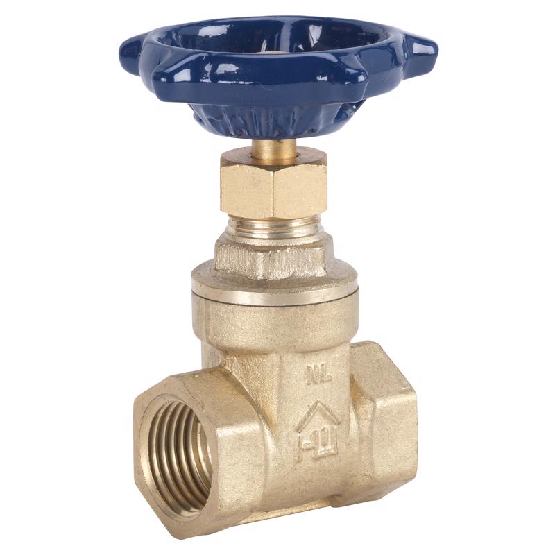 Homewerks 170-2-2-2 No-Lead Gate Valve, Female Thread x Female Thread, Brass, 2-Inch