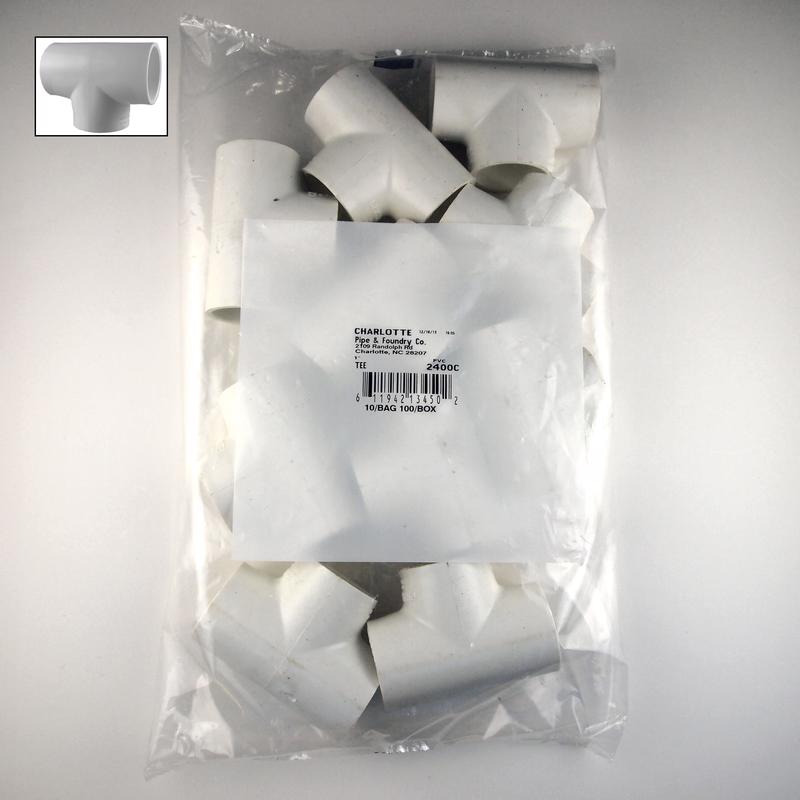 Mueller Tee 1 '' X 1 '' X 1 '' White Pvc Schedule 40