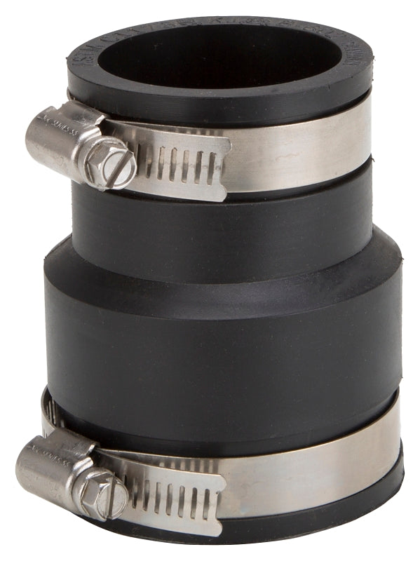WORLDWIDE SOURCING FC56-215 Flexible Pipe Coupling, 2 X 1-1/2 in, 2&quot quot