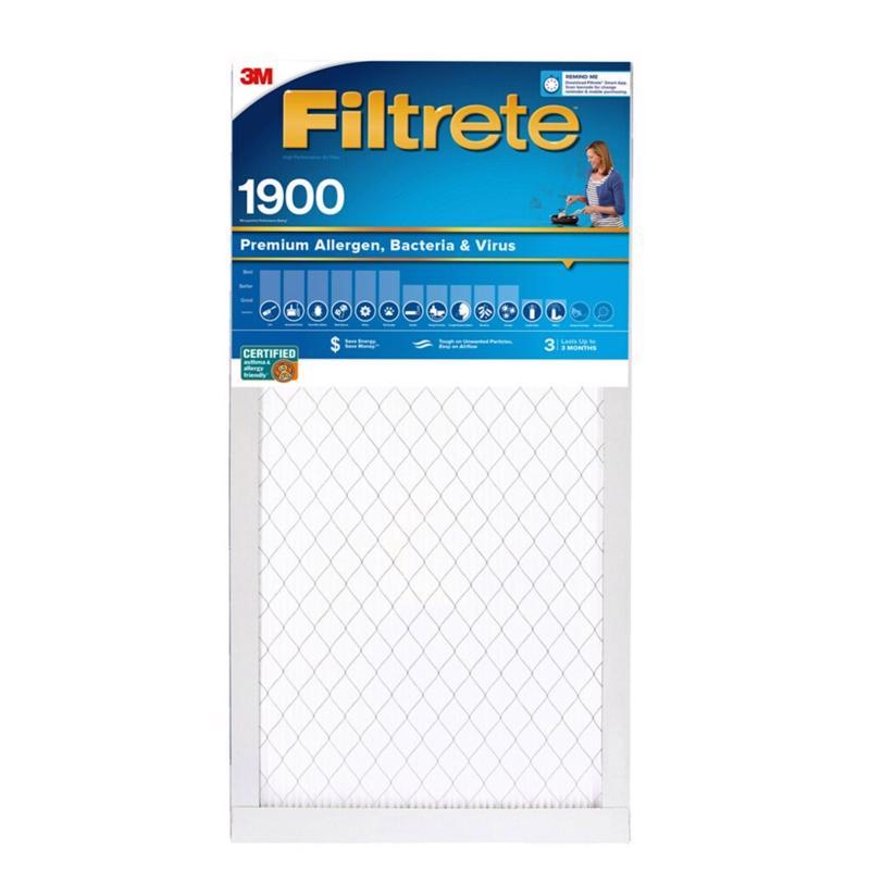 Filtrete 14x24x1 Air Filter, MERV 13 MPR 1900, Allergens, Bacteria, Viruses & Air Pollutants, 3-Month AC/Furnace Filters, Cleaner Air Reliable Airflow, 6 HVAC Filters(Act Size 13.81x23.81x0.78 in) UA23DC-4 (6-Pack)