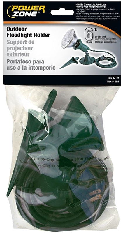 Floodlight Kit Green 18/2 Cord