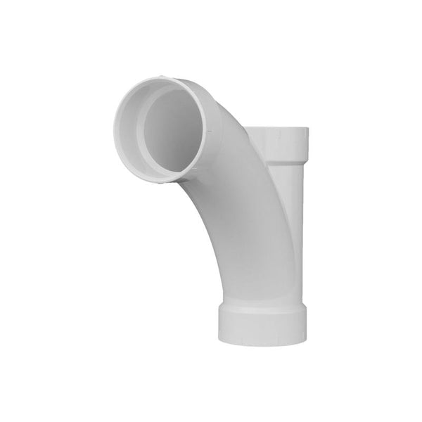 CHARLOTTE PIPE 4 DWV COMB WYE & 1/8 BEND ONE PIECE SCH 40 DWV (DRAIN, WASTE AND VENT) (1 Unit Piece) PVC005011200