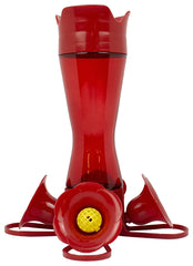 Perky-Pet 203CPBR Pinchwaist Hummingbird Feeder, Red Glass