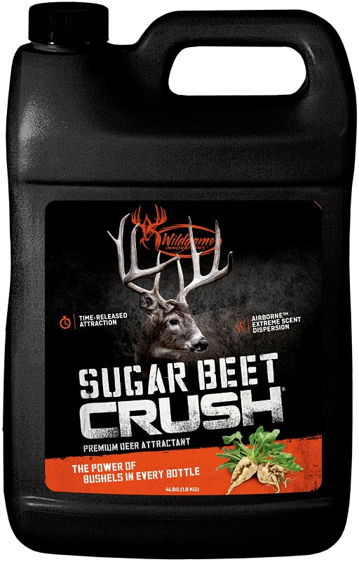 Wildgame Innovations Sugar Beet Crushed Liquid Deer Attractant, 1 Gallon | Powerful Time-Released Liquid Mineral with Airborne Extreme Scent Dispersion WLD052