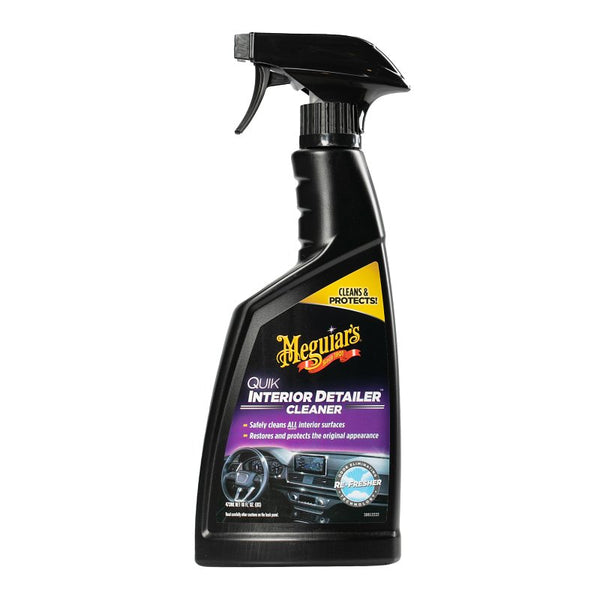 Meguiar's Quik Interior Detailer - This Non-Greasy Formula Cleans and Protects All Interior Surfaces - Easy Cleaning and Interior Detailer - 16 Oz G13616