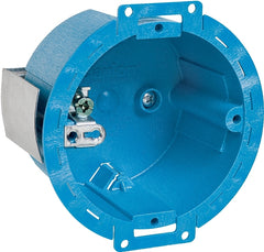 Thomas & Betts Carlon BH614R Round Old Work Box, Blue, 3-1/2-inch diameter by 2-3/8-inch depth