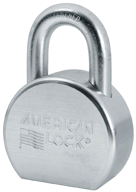 MASTERLOCK A702KA35852 Lock Round, Solid Steel, 2-1/2"