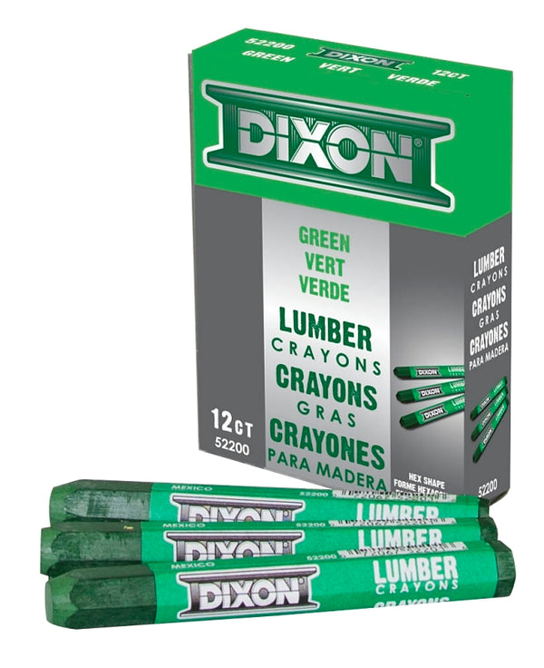Dixon Ticonderoga 52200 Lumber Crayon, Green