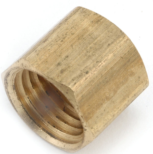 ANDERSON METALS 756108-04 1/4" Brass Cap