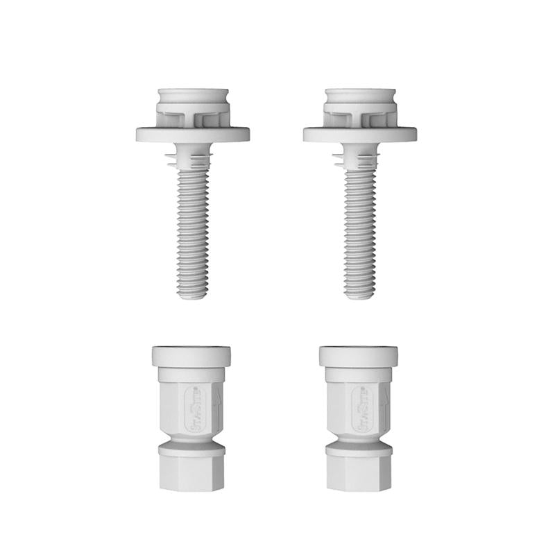 Mayfair Toilet Seat Hardware Upgrade Kit White