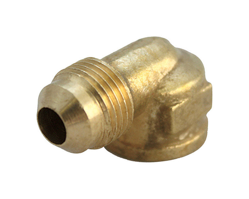 JMF 1/4 in. Flare x 1/8 in. Dia. FPT Brass 90 Degree Elbow