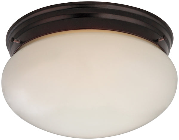 Boston Harbor F14BB02-8005-ORB 4506523 Dimmable Round Ceiling Light Fixture, (2) 60/13 W Medium A19/Cfl Lamp, Bronze