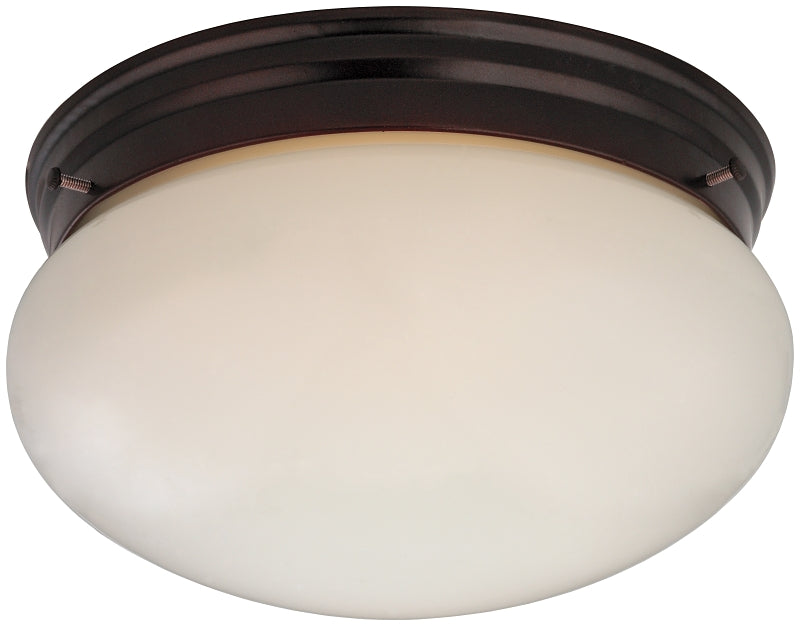 Boston Harbor F14BB02-8005-ORB 4506523 Dimmable Round Ceiling Light Fixture, (2) 60/13 W Medium A19/Cfl Lamp, Bronze