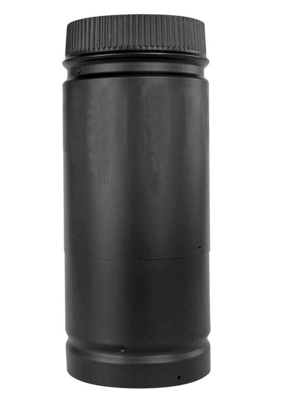 SELKIRK DSP6AL-1 6" Adjustable Double Stove Pipe, Black