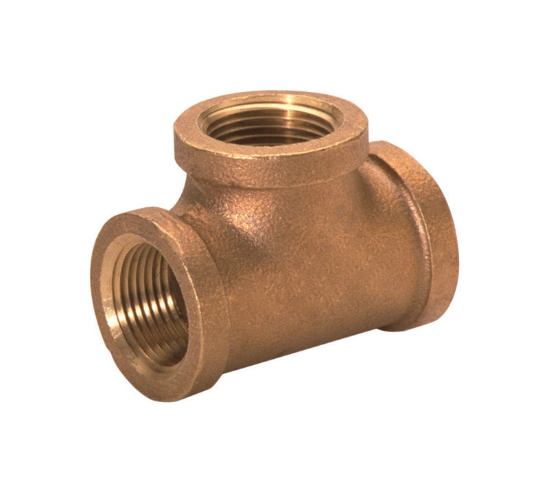 Anderson Metals 738101-16 1-Inch Low Lead Tee, Brass