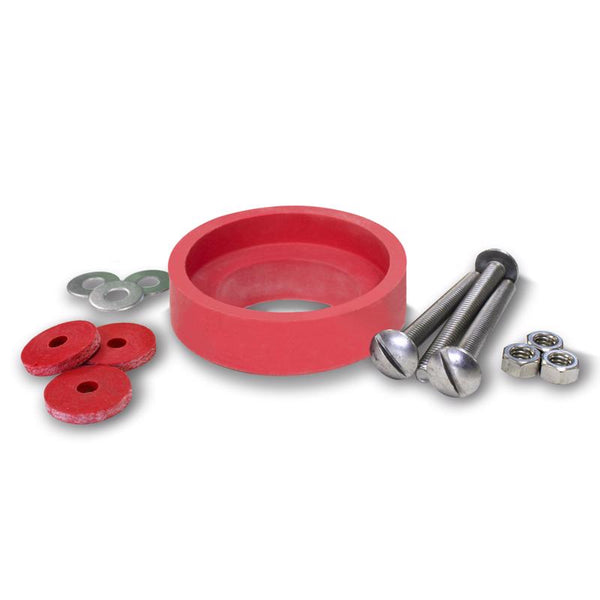 Korky 464BP Universal Toilet Tank To Bowl Gasket & Hardware Kit - Fits Most 2-Inch, 2-Piece Toilet Tanks - Made in USA