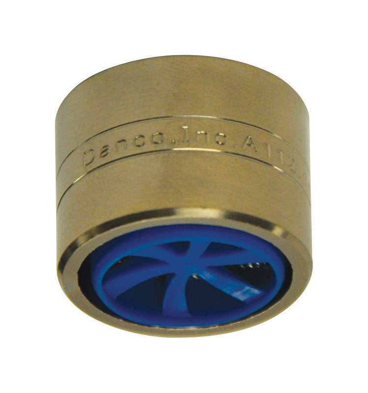 Danco 10482 55/64"-27F 1.5 GPM Male Water Saving Faucet Aerator with Cyclone Technology, 55/64"-27F 1.5 GPM - Female, Brushed Nickel