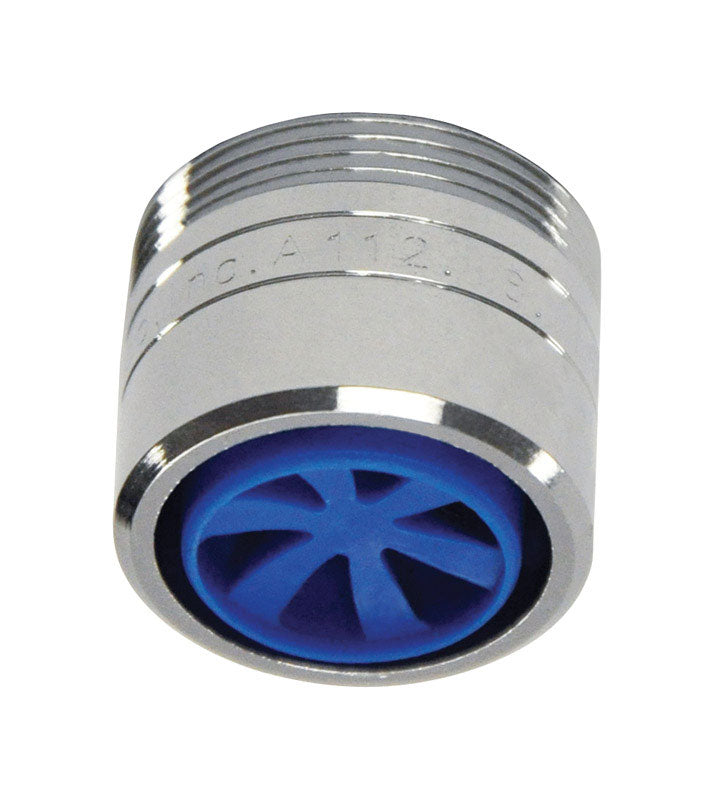Danco 1.5 GPM Dual Thread Water Saving Faucet Aerator, Blue/Chrome, 10487