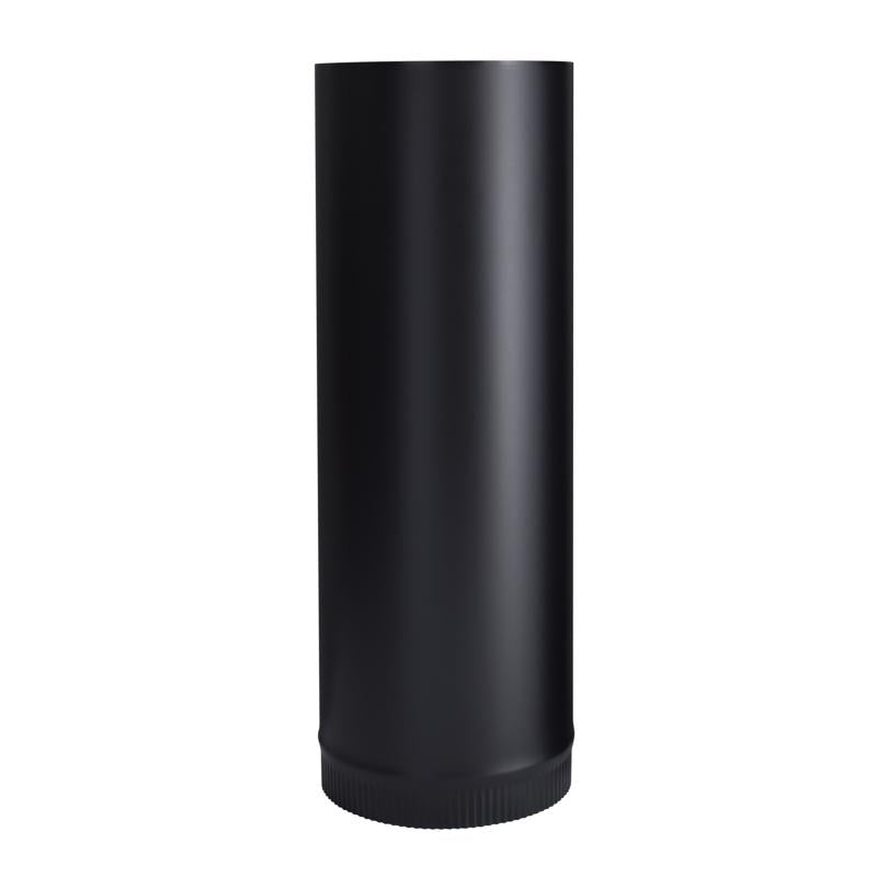 Stove Pipe, Black, 24-Ga., 8 x 24-In.