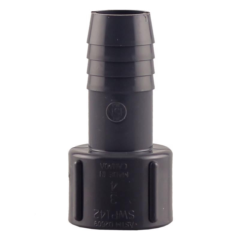 Lasco Schedule 80 3/4 in. Insert x 3/4 in. Dia. FPT PVC Female Adapter - Total Qty: 1; Each Pack Qty: 1