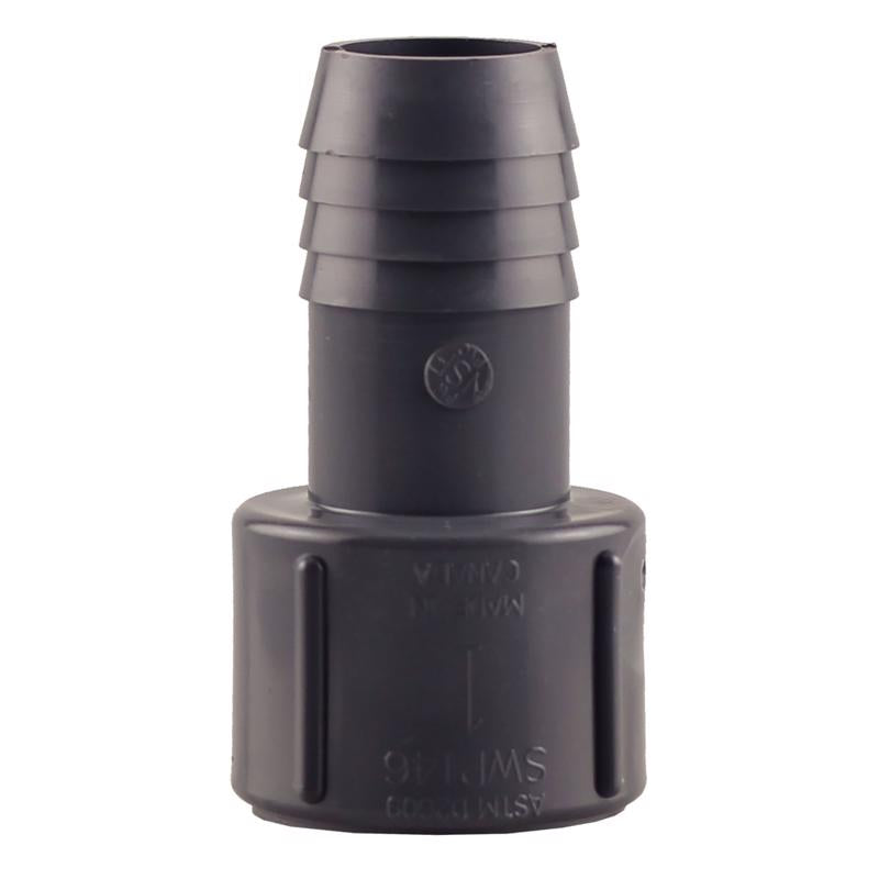 BOSHART Industries Adapter Poly BARBXFIP 1 in UPVCFA-10