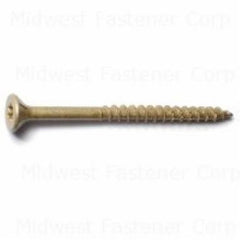 Saberdrive Tan XL1500 Coated Exterior Star Drive Multi-Purpose Deck Screws, 5lb, Approx. 439 Pieces - #9 x 2-1/2" Screws with Protective Coating, Decking Screws for Construction, Repair M50754