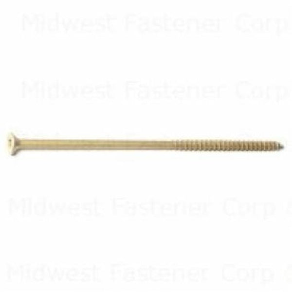 SaberDrive 51179 Deck Screw, #12 Thread, 6 in L, 25 PK M51179